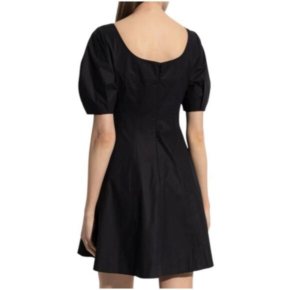 Theory Black Mini fit-and-flare Dress Saks Fifth Avenue $345 women’s size 2 - Picture 6 of 9